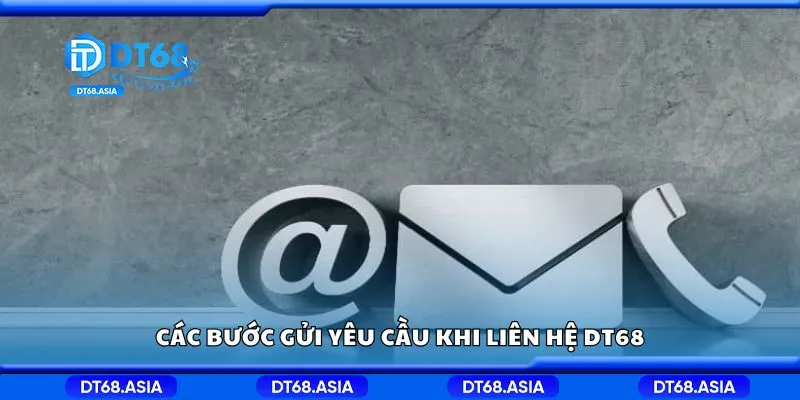 Các bước gửi yêu cầu khi liên hệ DT68
