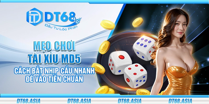 Mẹo chơi tài xỉu MD5 - Cách bắt nhịp cầu nhanh để vào tiền chuẩn