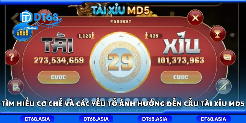 Tìm hiểu cơ chế và các yếu tố ảnh hưởng đến cầu tài xỉu MD5