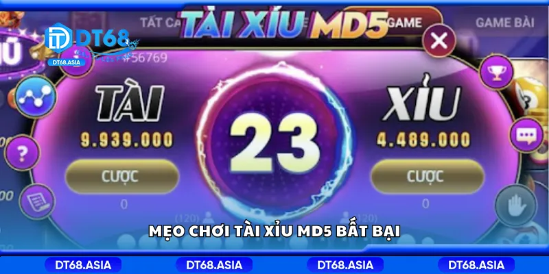 Mẹo chơi tài xỉu MD5 bất bại